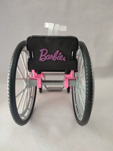 Barbie Silla De Ruedas Rosa Mattel (Usado)