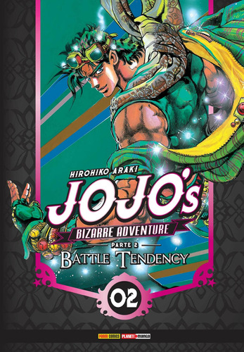 Jojo's Bizarre Adventure - Parte 2: Battle Tendency Vol. 2, de Araki, Hirohiko. Editora Panini Brasil LTDA, capa mole em português, 2022