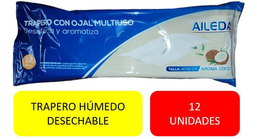 Trapero Húmedo Con Ojal Aileda - Aroma Coco