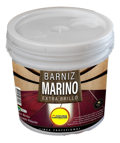 Barniz Marino Extra Brillo Alerce, Galón 4 Lts
