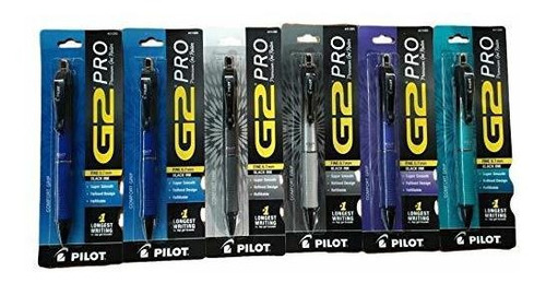 Bolígrafos De Tinta De Ge (6) Pilot G2 Pro Retractable Gel-i