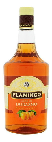 Pack De 3 Piezas De Licor De Durazno Flamingo 1000 Ml