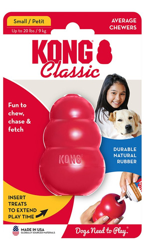 Juguete De Perro Kong Classic Rojo Small/petit