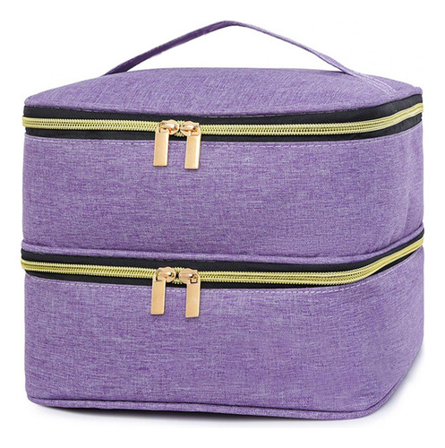 Bolsa De Almacenamiento De Esmalte De Uñas De 30 Rejillas,
