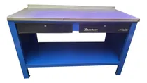 Comprar Banco De Trabajo Metalico C\u002F Cajones Palladino 1.50 Azul