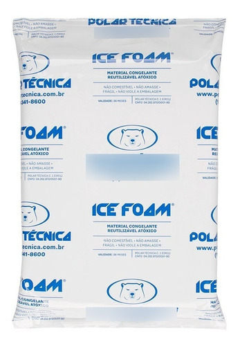 Gelo Artificial Espuma Ice Foam 1050g Kit Com 06 Unidades