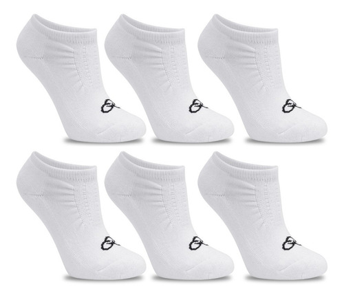 Meia Invisível Olympikus Unissex-kit Com 6 Pares-39ao44