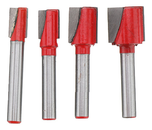 4pcs 1/4 Inch Fresa De Vástago Bit 5/16 3/8 1/2 5/8 Inch Cor