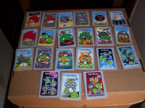 Tarjetas Angry Birds . Coleccionables