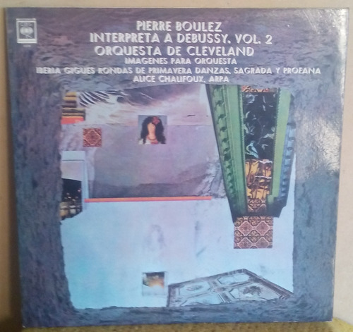 Claude Debussy Imágenes Para Orquesta Pierre Boulez Vinilo