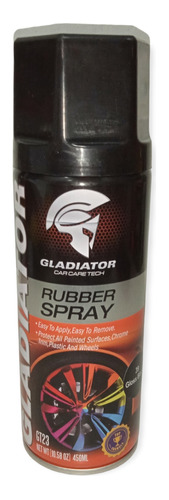 Pintura Spray Gladiador Negro Brillante 450ml