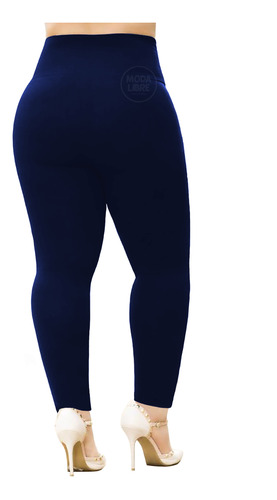 Calza Chupin Leggin Tiro Alto 100%lycra Mujer Especial 3x-6x