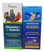 Comprar Vitamina E Y Selenio + Desparasitante Tópico P Aves Compañia