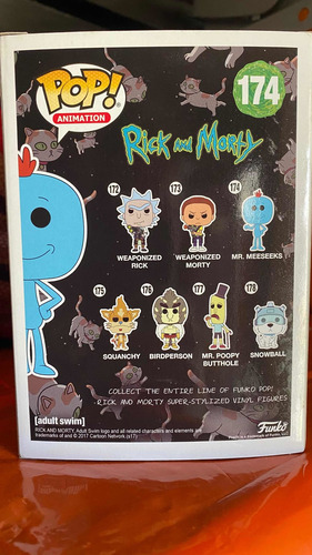 Funko Pop Mr. Meeseeks 174 Rick And Morty