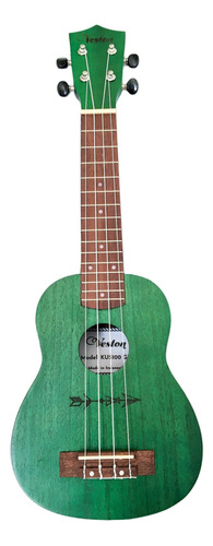 Ukelele/ukulele Veston Verde Soprano Mahogany Con Funda 