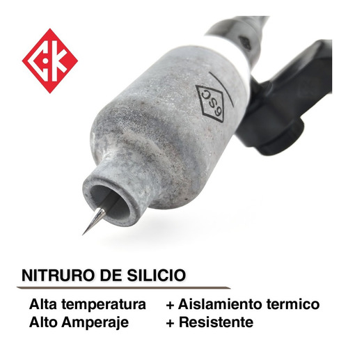 Imagen 2 de 3 de Ck Super Cup | - Copa Nitruro De Silicio Para Tig Gas Lens