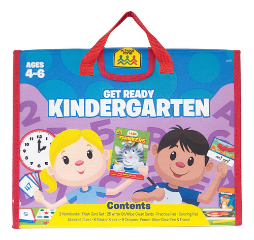 Libro: School Zone - Get Ready Kindergarten Learning Playset