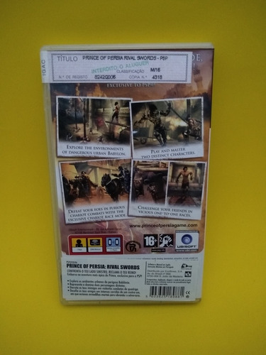 Prince Of Persia Rival Swords Psp