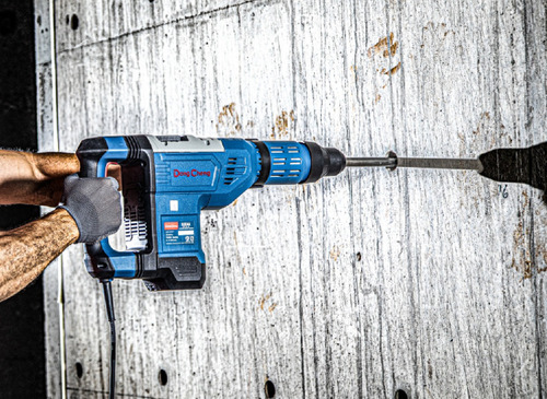Rotomartillo Sds Max 1 7/8 Dong Cheng 1500w 3 Modos 8.2 Kgs Color Azul Frecuencia 60