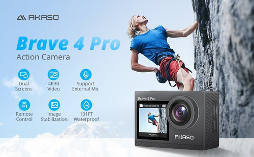 Imagen 2 de 6 de Camara Similar A Gopro / Brave 4 Pro 4k Wifi Resiste Agua