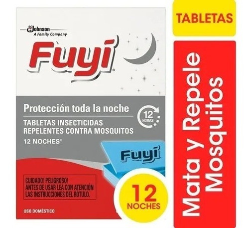 Fuyi Repuesto Tabletaspack 5 Unidades De 12 Tabletas C/u.