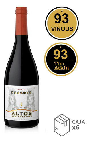 Vino Altos Las Hormigas Reserva Malbec Uco - Caja 6 X750ml