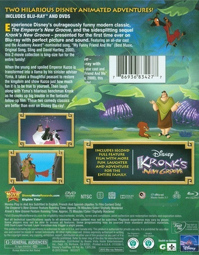 Blu-ray Emperor´s New Groove / Locuras Del Emperador 1 & 2