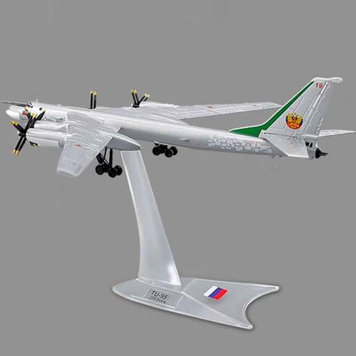 Modelo De Avión Bombardero De Tu-95 A Escala 1:200 Rusia