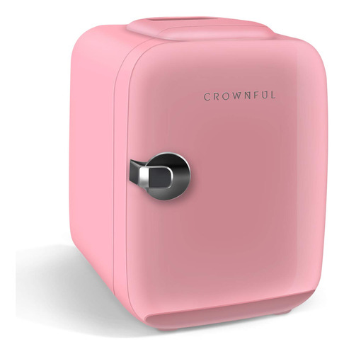 Crownful Mini Nevera Portatil De 4 Litros/6 Latas, Refrigera