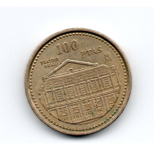 España Moneda 100 Pesetas Año 1997 Km#984 Teatro Real