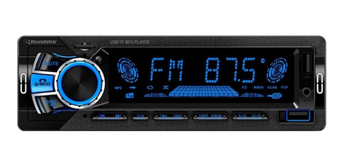 Imagem 1 de 1 de Som automotivo Roadstar RS-2750BR PLUS com USB, bluetooth e leitor de cartão SD