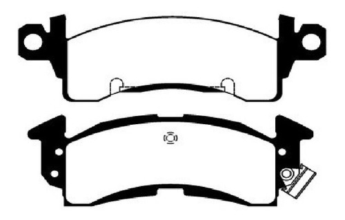 Juego Pastillas De Freno Delanteras Litton Safari 84-89