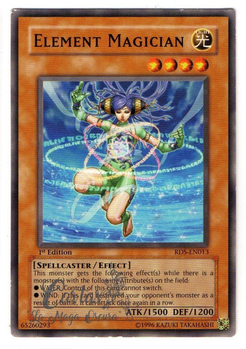 Element Magician 1st Edition Carta Yu-gi-oh