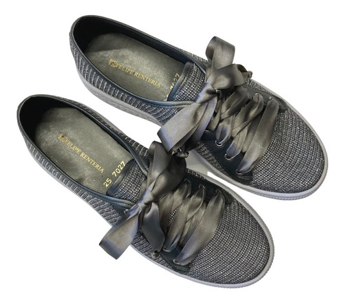 Imagen 5 de 10 de Tenis Para Mujer Felipe Rentería Sneaker Moda Casual