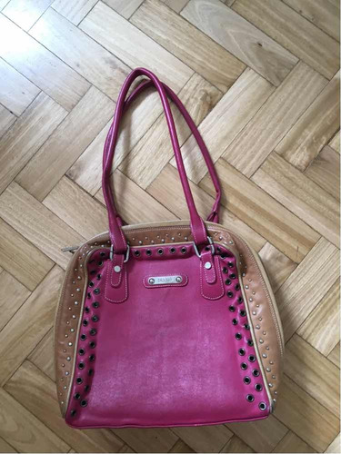 Cartera Blaque Fucsia/ Camel