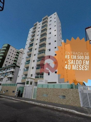 Imagem 1 de 18 de Apartamento Com 2 Dormitórios À Venda, 60 M² Por R$ 250.000 - Ocian - Praia Grande/sp - Ap3473