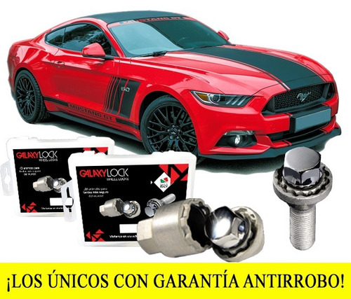 Tuercas Seguridad Galaxylock Mustang 5.0l Coyote V8 2014
