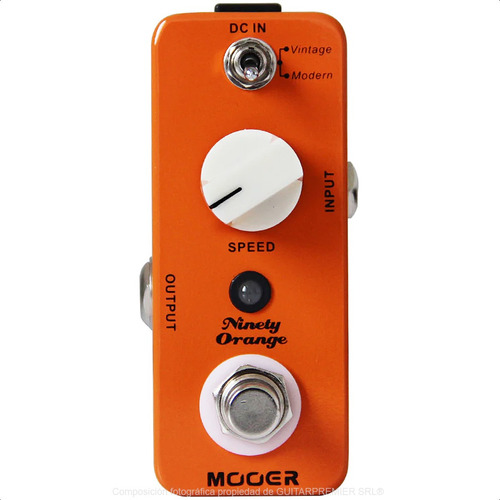 Pedal De Efecto Guitarra Mooer Ninety Orange Phaser Análogo