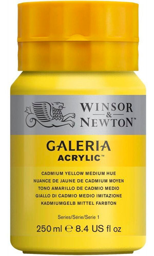 Tinta Acrílica Galeria Winsor & Newton 250ml Cad. Yellow Med