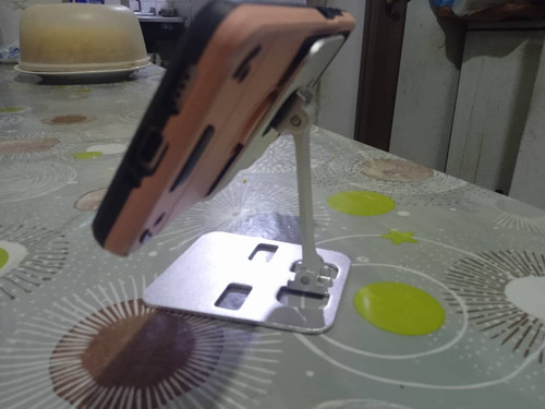 Base Metálica Porta Celular iPad Tablet Soporte Teléfono