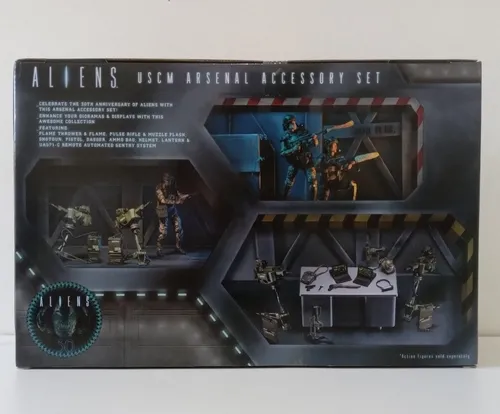 Neca Aliens Uscm Arsenal Accessory Set Lacrado E Novo Neca Aliens Uscm Arsenal Accessory Set Lacrado E Novo