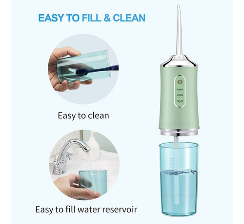 Irrigador Dental Recargable, Ipx6 Ideal Para Viajar, Familia