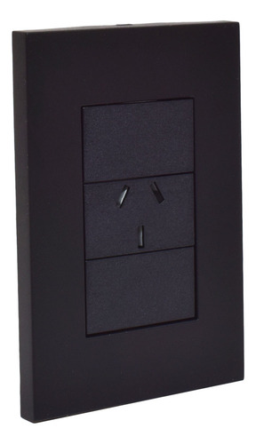 Llave Armada Toma Simple Jeluz Negro Platinum Pack X4