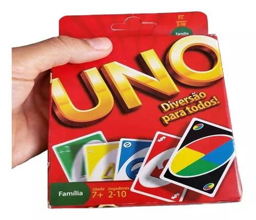 Jogo Uno De Cartas Entre Amigos 2 A 10 Pessoas Descontão - COPAG