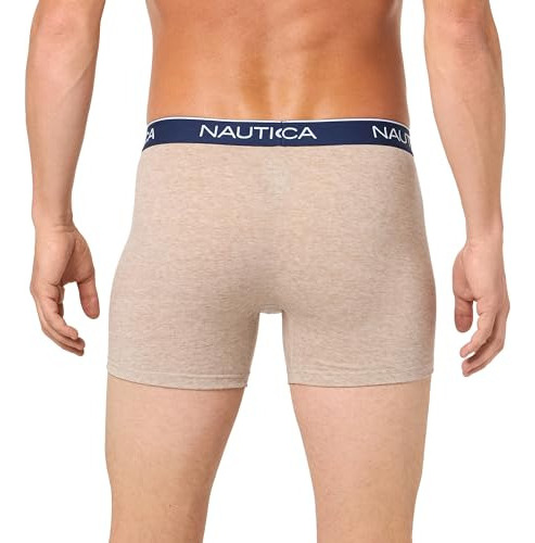 Nautica Paquete De 4 Boxers Brief Elásticos