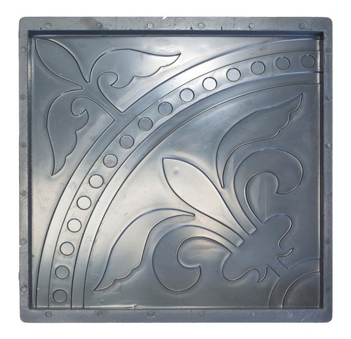 Moldes Para Piso, Baldosas, Mosaicos Florentino Color Gris Oscuro