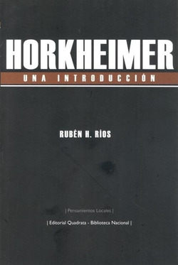 Libro Horkheimer Una Introducción De Araucaria