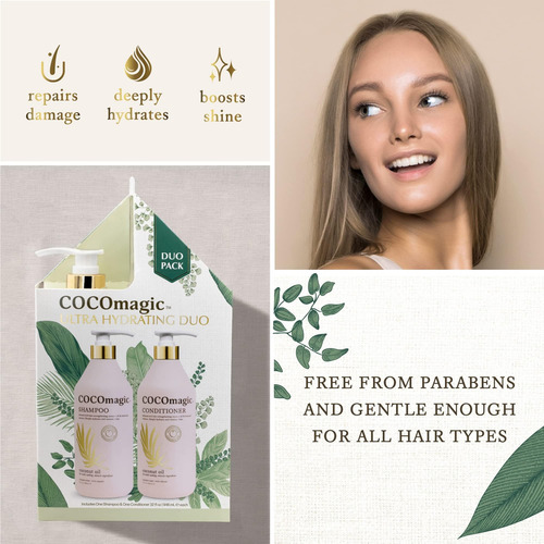 Dupla Cocomagic: Shampoo E Condicionador Com Óleo Natural