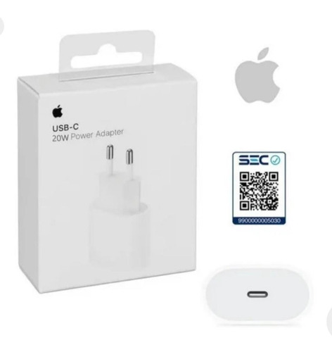 Adaptador Cabezal Enchufe Para iPhone 20w Turbo Cargador