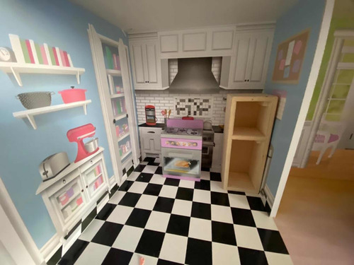 Casa De Muñecas Kidkraft Con Accesorios (Usado)
